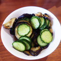 hideひとみ's cooksnap of when they made 茄子と胡瓜のあっさり生姜漬け☆.