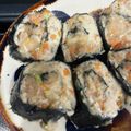 kecc's cooksnap of when they made 夕飯＆お弁当＊鶏ひき肉のり巻き.