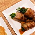 なーなちゃん's cooksnap of when they made タレが美味しい　菜の花の豚肉巻き.