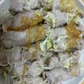 ☆motsu☆'s cooksnap of when they made キャベツの豚バラ巻き　ポン酢としょうが♪.