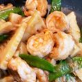 lazy8's cooksnap of when they made たけのこと海老のブロッコリー炒め.