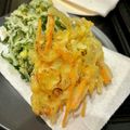 ぱぴぷゆい's cooksnap of when they made お手軽♪小海老と野菜のかきあげ.