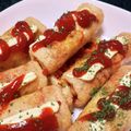 ちぃちゃん31513's cooksnap of when they made 油揚げでヘルシー!アメリカンドック風.