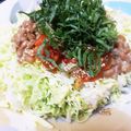 ちぃちゃん31513's cooksnap of when they made 納豆キムチの腸活ダイエットキャベツサラダ.