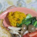 mmameco's cooksnap of when they made レンジでチン！かぼちゃサラダ♪.