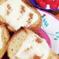 ｅｋ４'s cooksnap of when they made オリーブとシナモンチーズトースト.