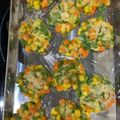 まめまめ柴♡'s cooksnap of when they made 離乳食後期ミックスベジタブルお好み焼き.