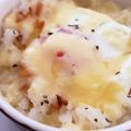 ロミみ's cooksnap of when they made 朝食にも夜食にも♡簡単☆エッグドリア.