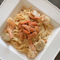 Ricena's cooksnap of when they made うにクリームパスタ.