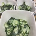 猫のミイヤ's cooksnap of when they made きゅうりとワカメのマヨわさび和え♪.