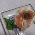きらり流れ星's cooksnap of when they made 簡単#ポテサラにスモークサモンオリーブ.