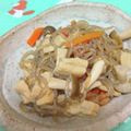 たまさぶろうの部屋's cooksnap of when they made 子供大絶賛☆白滝と高野豆腐の炒め煮*.