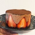 souy's cooksnap of when they made 生チョコムースストロベリーケーキ.
