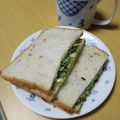 よちりん's cooksnap of when they made スライス胡瓜のサンドイッチ.