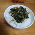 ユキエ１８号's cooksnap of when they made 醤油麹で大根葉とちりめんじゃこのふりかけ.