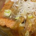 arakiguma's cooksnap of when they made フライパンで♪鮭のちゃんちゃん焼き.