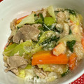 262696jun's cooksnap of when they made 白菜と豚肉のあんかけ中華丼風.