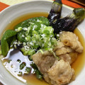 hiro_aya's cooksnap of when they made 鶏もも肉となすの揚げびたし大根おろし添え.