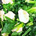 やえまりも's cooksnap of when they made 鶏むね肉とほうれん草の味噌炒め【作りおき.