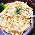 モッパ's cooksnap of when they made ツナと水菜のマヨネーズパスタ.