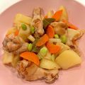 悠LOVE航's cooksnap of when they made じゃが芋と手羽元のコンソメ煮.
