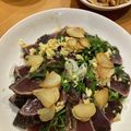 黒柴パラダイス's cooksnap of when they made カツオのタタキ胡麻油揚げニンニクかけ.
