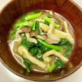 azbjbn's cooksnap of when they made のらぼう菜のお味噌汁.