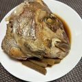 ☆あいちゃん's cooksnap of when they made 甘辛～な☆鯛のあら・煮付け☆.