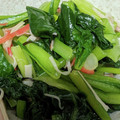 え～み～'s cooksnap of when they made 小松菜とカニカマの塩昆布和え.