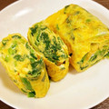 さらいえ's cooksnap of when they made ほうれん草の入った卵焼き♡.