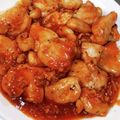 yamasan19's cooksnap of when they made 鶏チリ(鶏むね肉のエビチリ風).