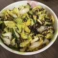 initiation's cooksnap of when they made きゅうりと白菜と塩昆布のナムル風浅漬け.