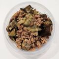 あずきまめっち's cooksnap of when they made なすの味噌そぼろ丼.