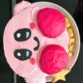 どんぐりきのこ's cooksnap of when they made キャラケーキ カービィ.
