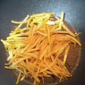 クック2O2RWD☆'s cooksnap of when they made ♡麺つゆで簡単♡大根の皮のきんぴら.