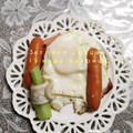 ひトみ's cooksnap of when they made 半熟目玉焼きウインナー添え.