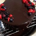 あいち24's cooksnap of when they made ラズベリーとチョコムースのホールケーキ.