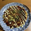 chi−ちゃん's cooksnap of when they made 本当に痩せた！オートミールでお好み焼き.