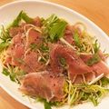 じょー（＾◇＾）'s cooksnap of when they made 簡単☆水菜と生ハムのさっぱりパスタ☆.