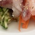 ☆lalapin☆'s cooksnap of when they made 鯛の中華風刺身・食べるラー油ソース.