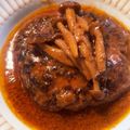 緑の人魚's cooksnap of when they made キノコたっぷり。煮込みハンバーグ.