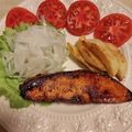 ほか弁ママ's cooksnap of when they made 鮭のバター醤油味☆ステーキ風！.