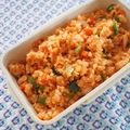 バカリャウ's cooksnap of when they made 低糖質☆カリフラワーライスのチキンライス.