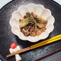 バカリャウ's cooksnap of when they made 【山うどレシピ・全体】うどと牛肉の時雨煮.
