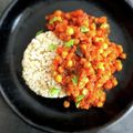 ひさかた's cooksnap of when they made チャナマサラ☆ひよこ豆のカレー.