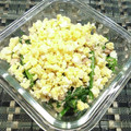 ゆうかりおん's cooksnap of when they made 菜の花とたまごの胡麻マヨ ツナサラダ.
