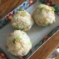 つぼやきシロウ's cooksnap of when they made たぬきおにぎり.
