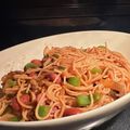 栗丸うさぎ's cooksnap of when they made 娘よ、野菜も食えよ！ナポリタン.