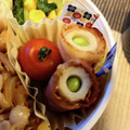 さやたーん's cooksnap of when they made お弁当に★枝豆inちくわのベーコン巻き.
