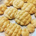 ばたみそーぱん☆'s cooksnap of when they made お子さんと楽しむ♪簡単メロンパンクッキー.